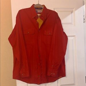 Wrangler George strait  vintage Vibrant Red Shirt Jacket